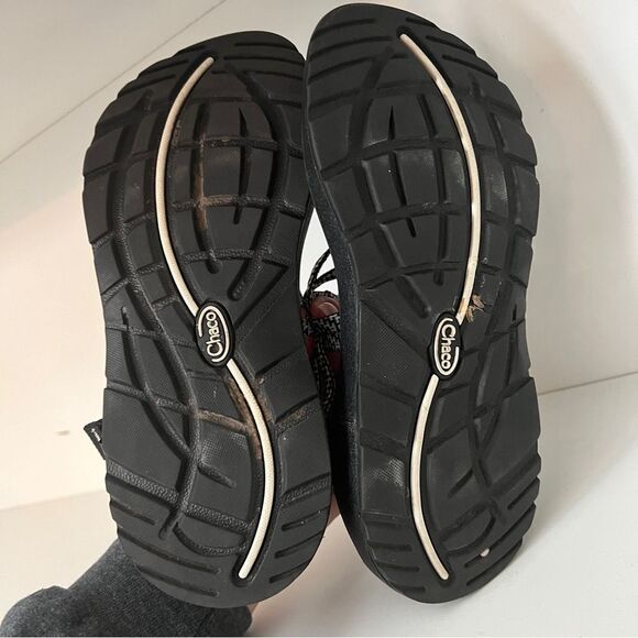 Chaco Z/Cloud X Sandals - Crochet Black White Women’s Size 6 - Picture 4 of 6